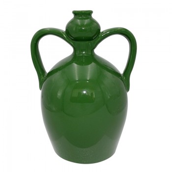 ANFORA VERDE IN CERAMICA