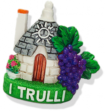 Magnete trulli c/grappolo...