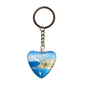 Portachiavi cuore stampato...