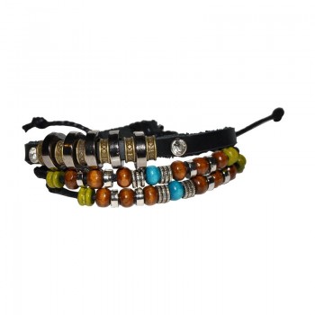 Bracciale in cuoio e...