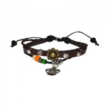 Bracciale in cuoio e...
